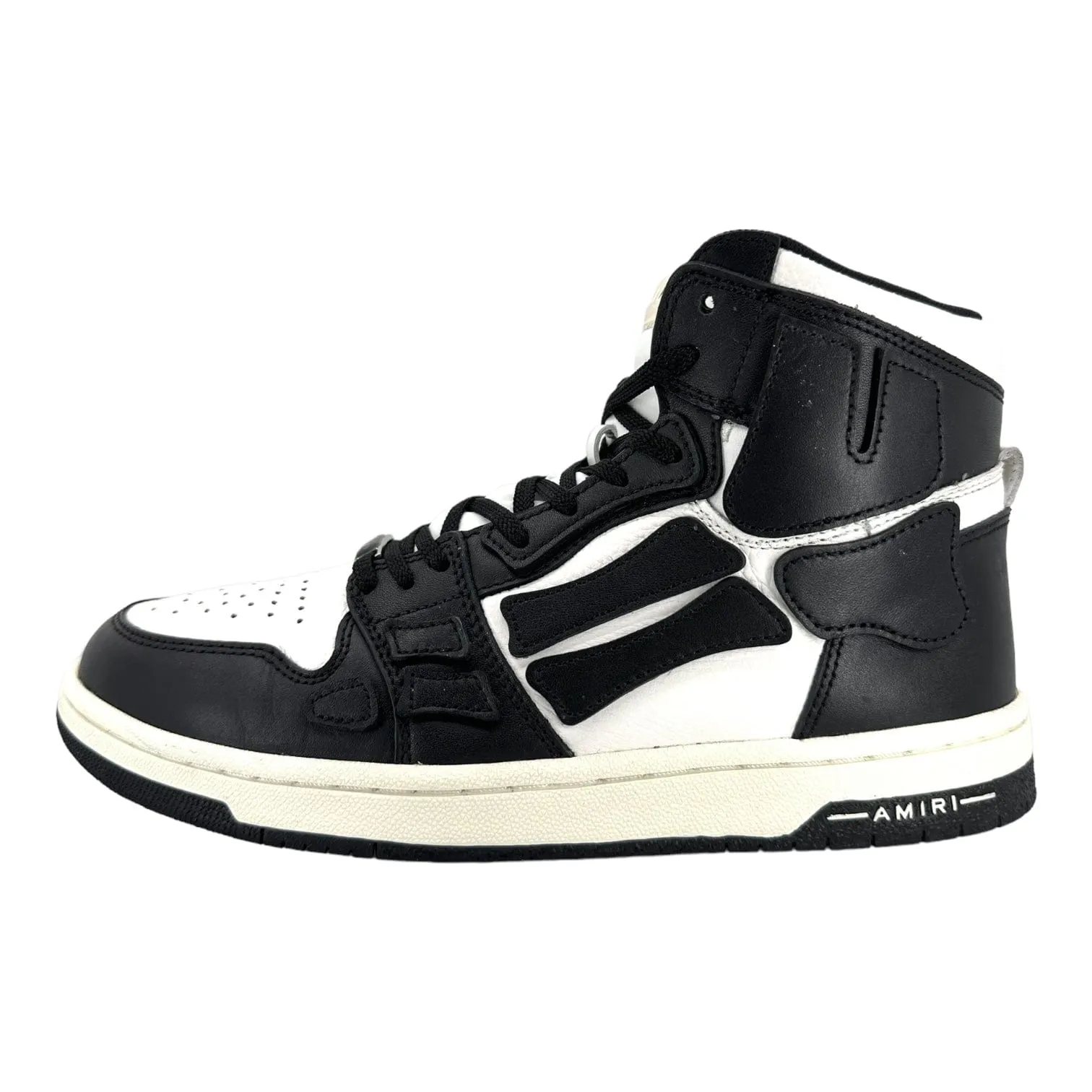 Amiri Skel Top Sneaker High Black White Pre-Owned