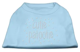 Cutie Patootie Rhinestone Shirts Baby Blue XXL (18)