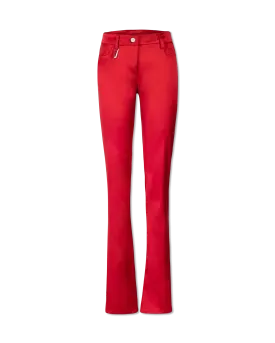 Deville Satin Cigarette Pants